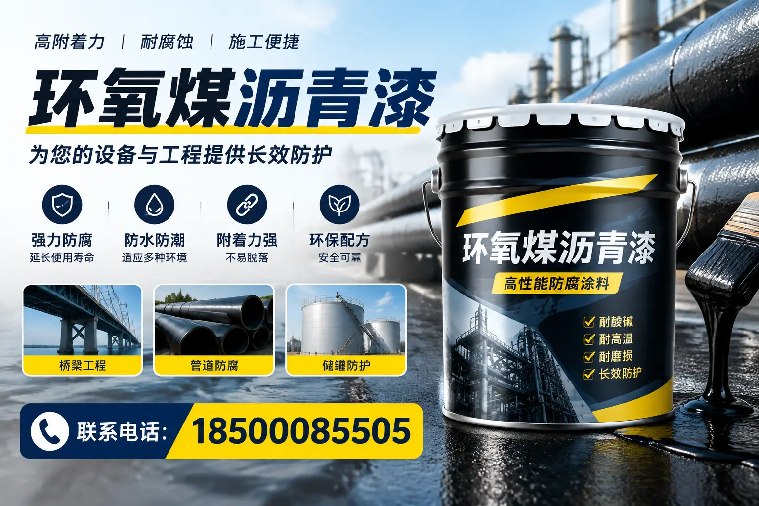 环氧煤沥青漆与其他涂料的对比分析，助力孙吴企业决策